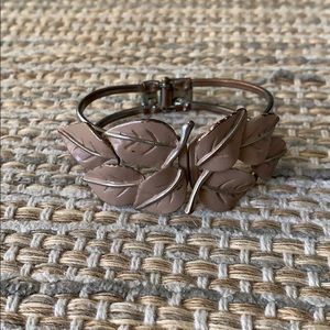 A beautiful leaf cuff bracelet